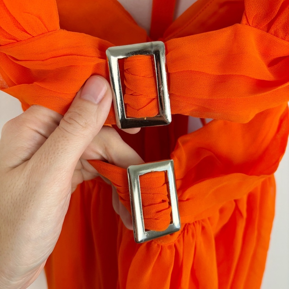 Flaw Yaura X Revolve Jamilah Dress In Orange — image 4 of 8